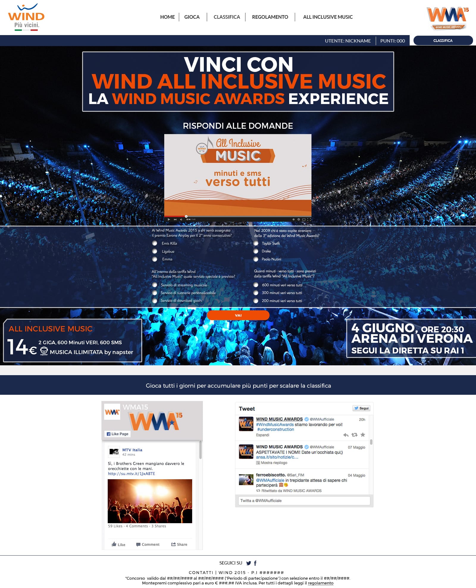 Wind Music Awards - Contest