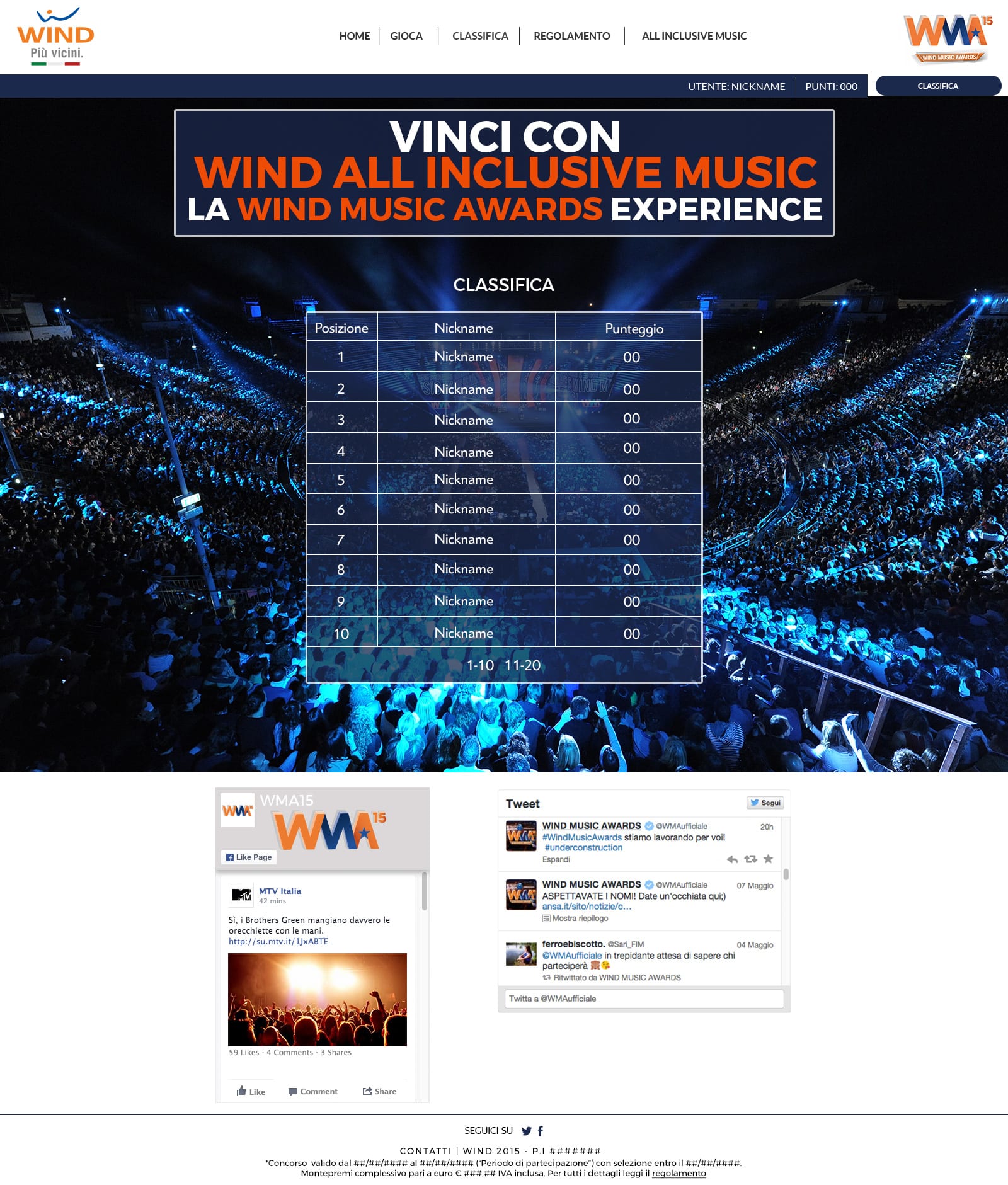 Wind Music Awards - Contest